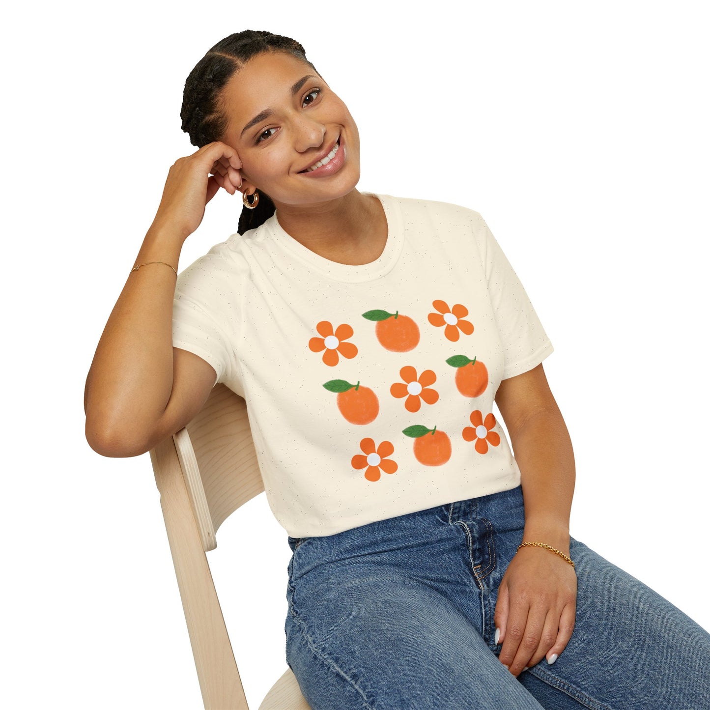 Orange Flower T-shirt