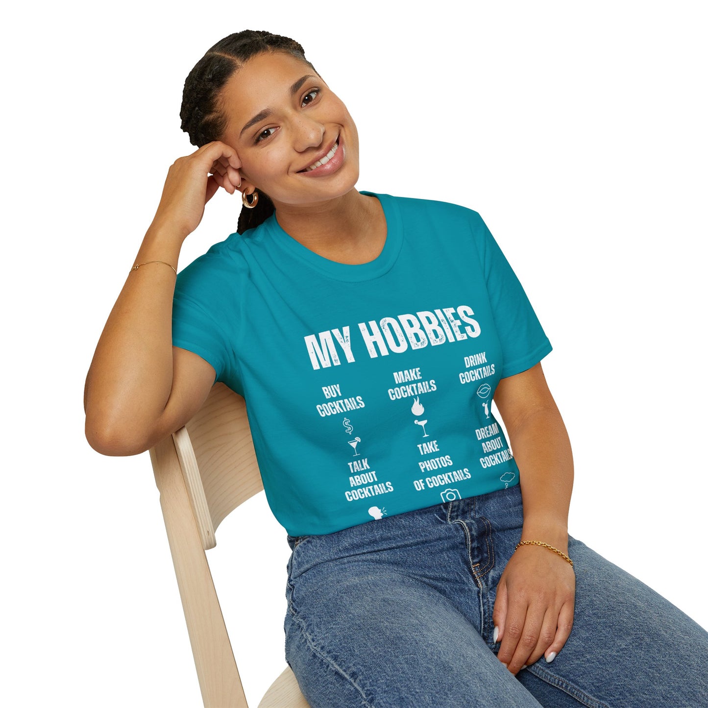 My Hobbies Cocktails T-shirt