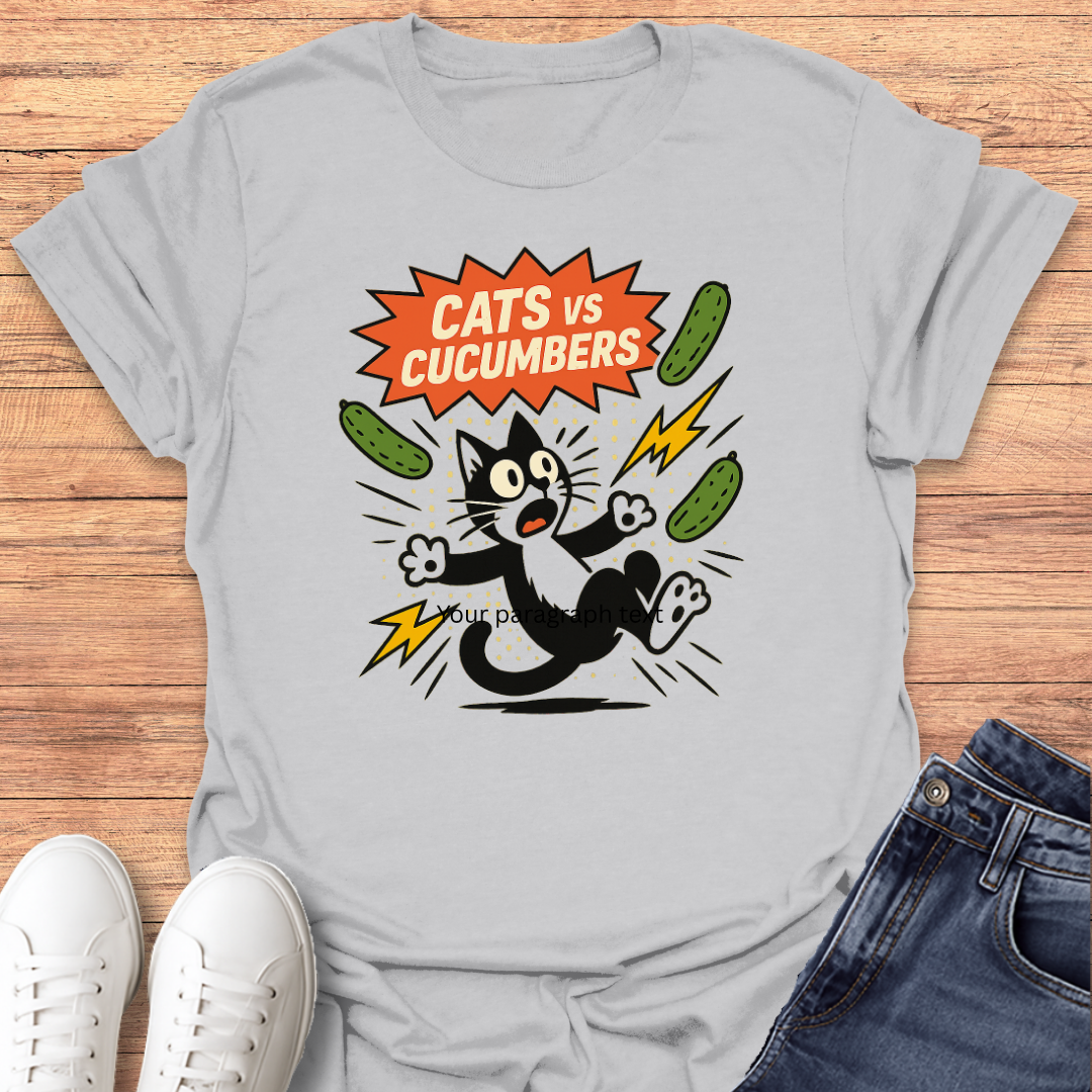 Cats V Cucumbers T-Shirt