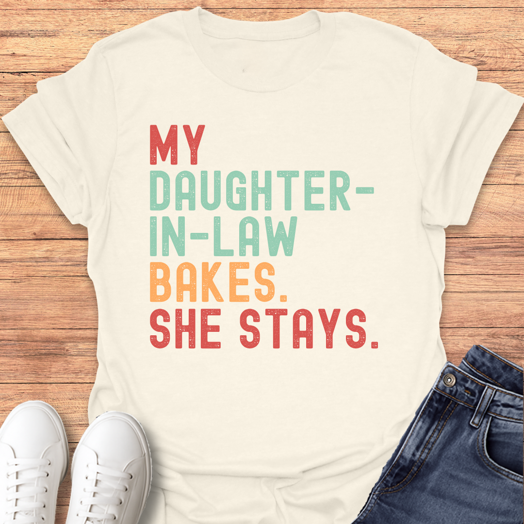 Daughter-in-law bakes T-shirt