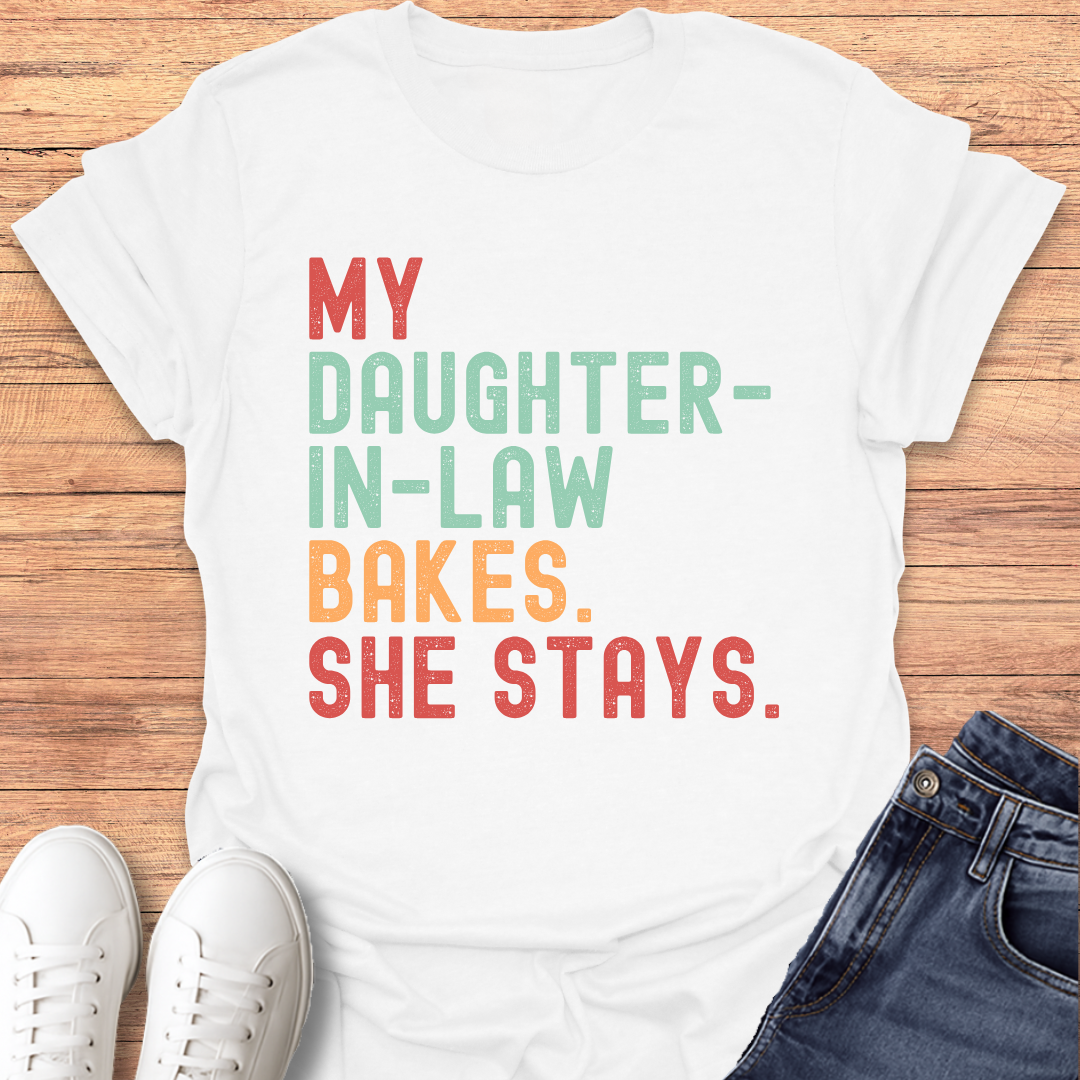 Daughter-in-law bakes T-shirt