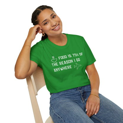 Food is 75% T-shirt