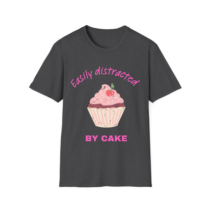 Easily Distracted by Cake T-Shirt