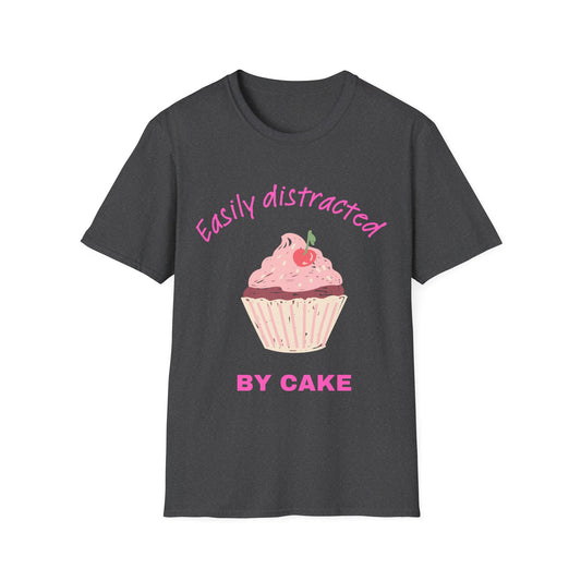 Easily Distracted by Cake T-Shirt