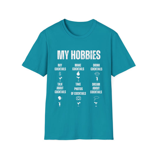 My Hobbies Cocktails T-shirt