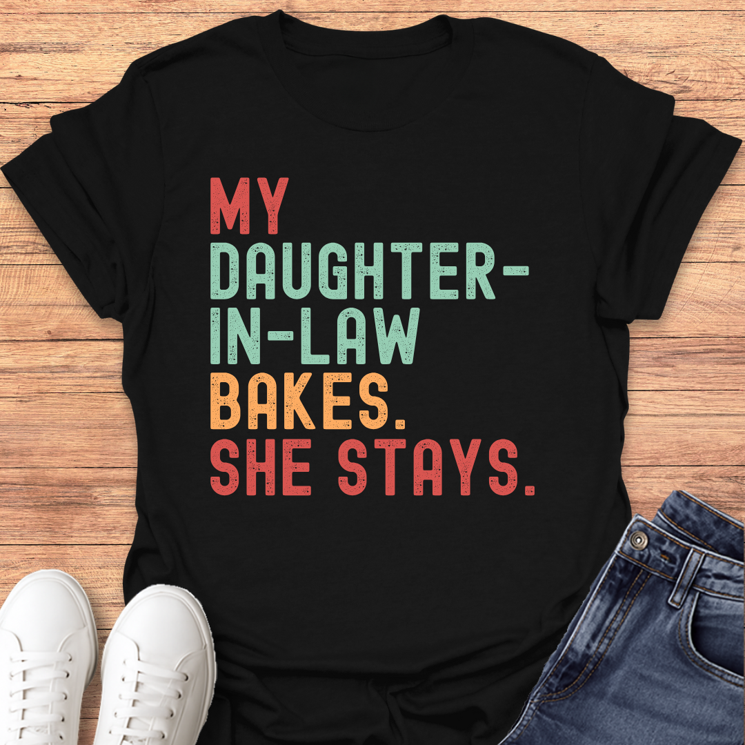 Daughter-in-law bakes T-shirt