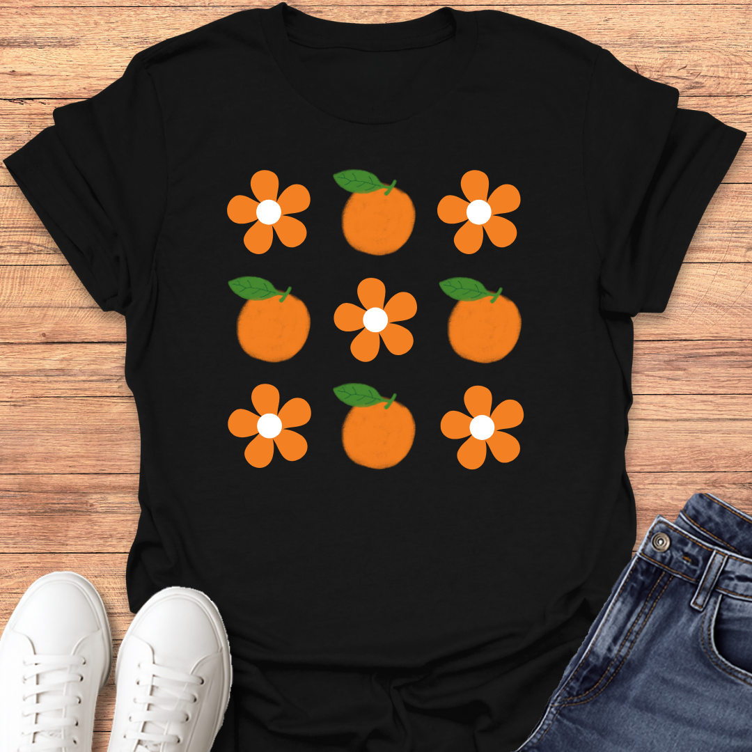 Orange Flower T-shirt