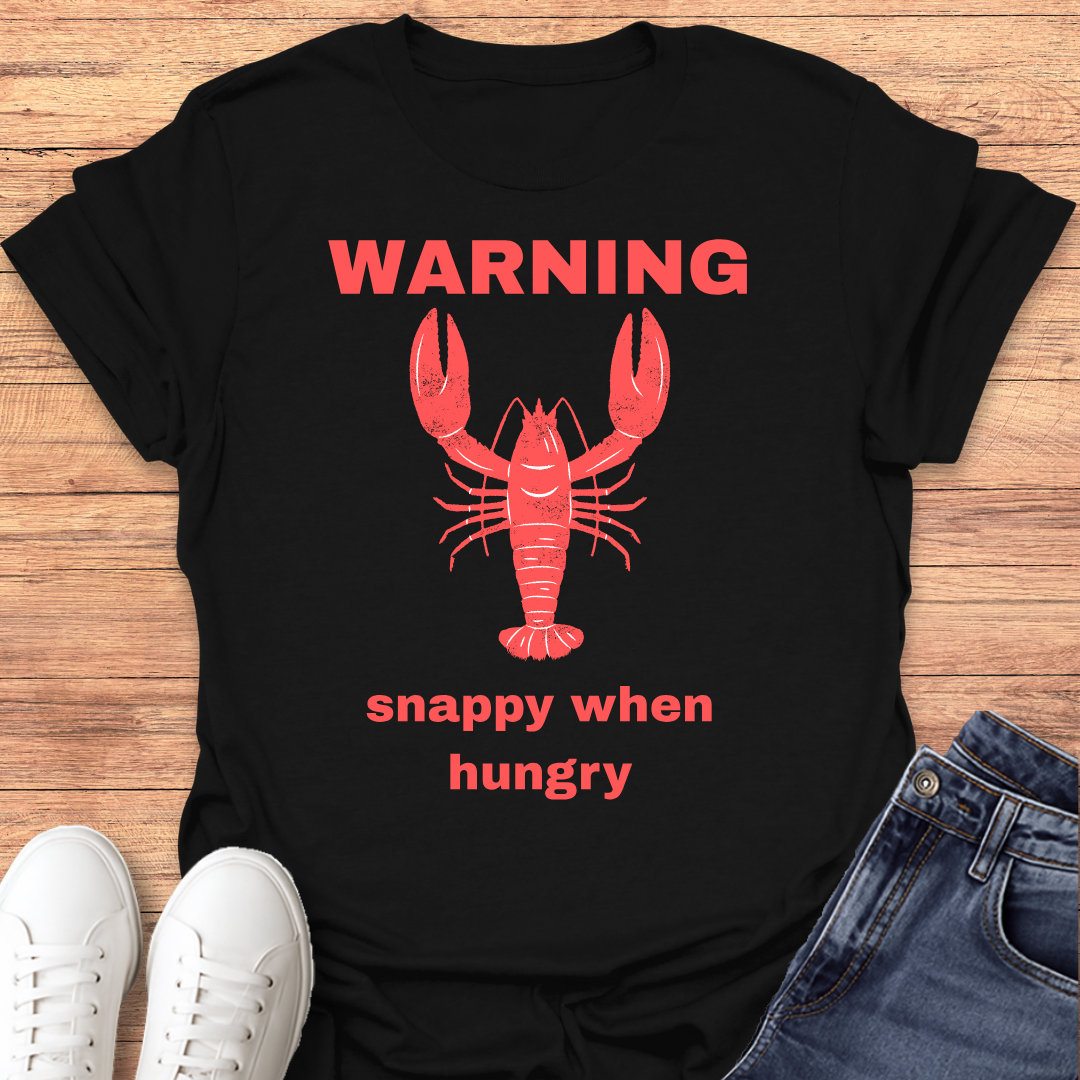 Warning, Snappy T-Shirt