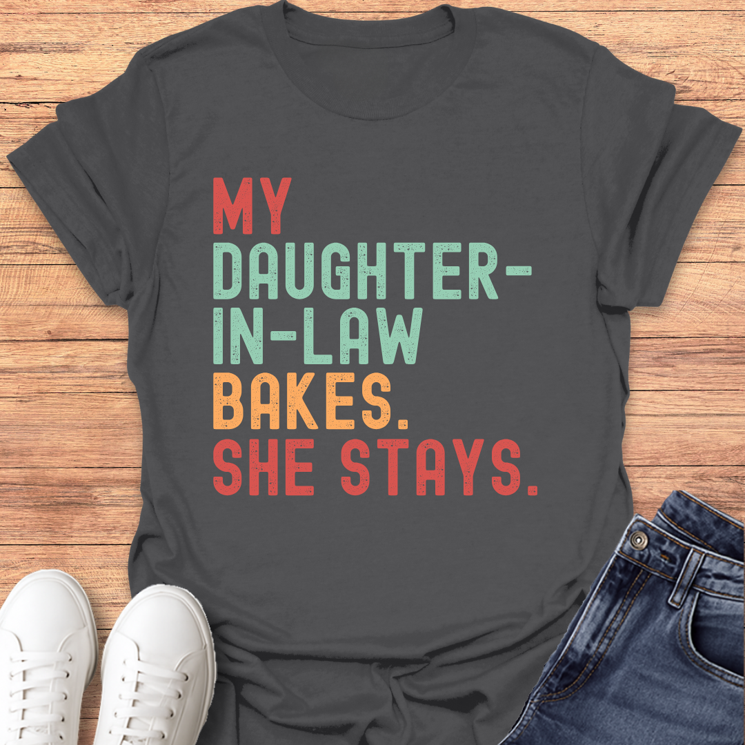 Daughter-in-law bakes T-shirt