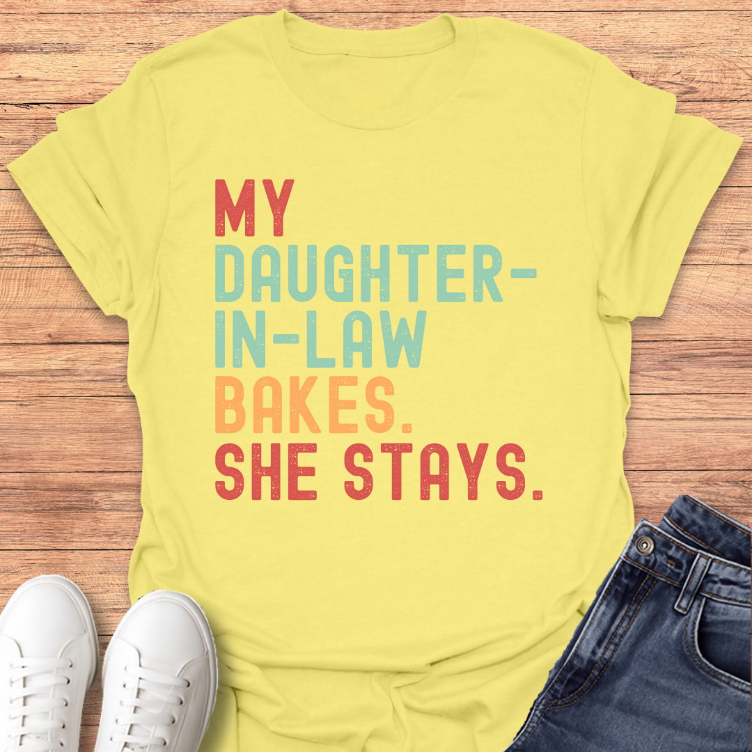 Daughter-in-law bakes T-shirt