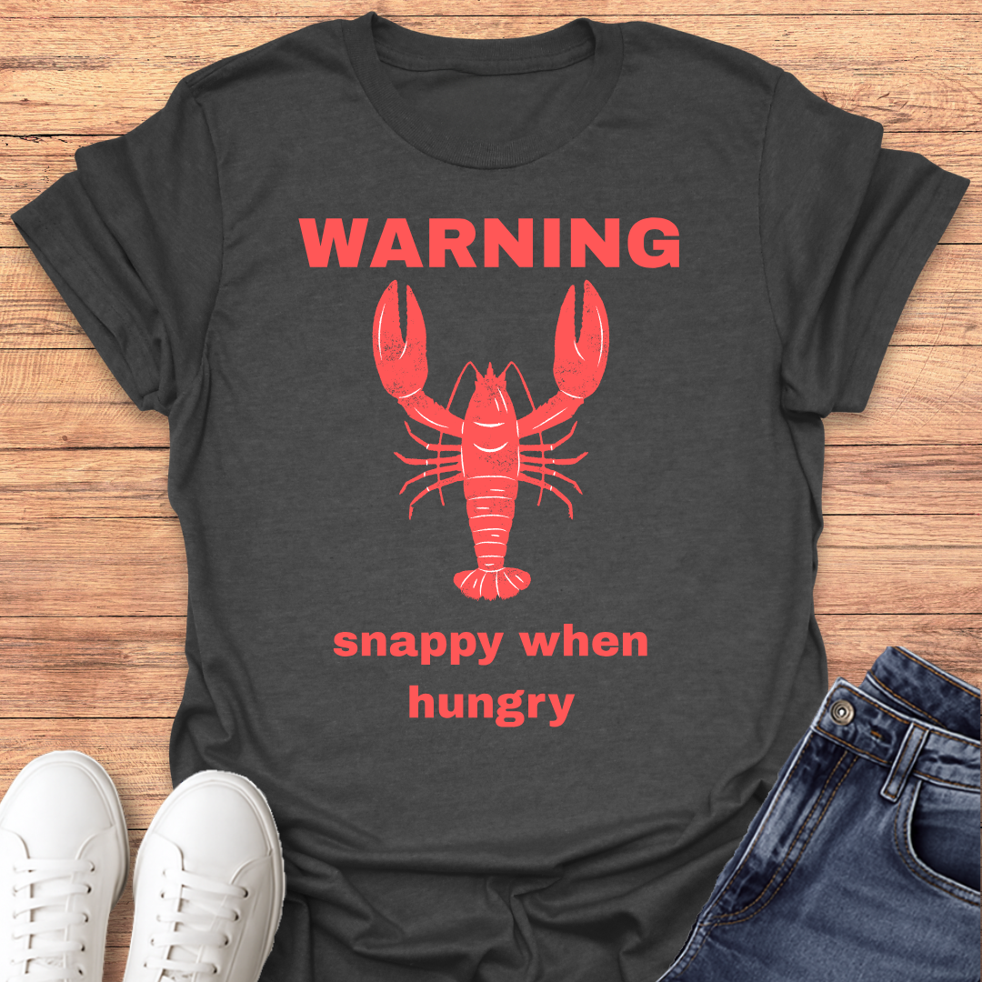 Warning, Snappy T-Shirt