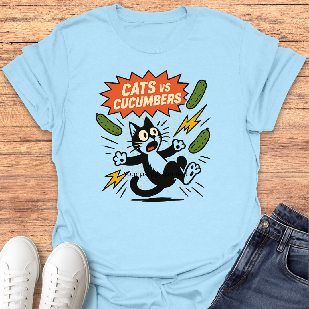 Cats V Cucumbers T-Shirt