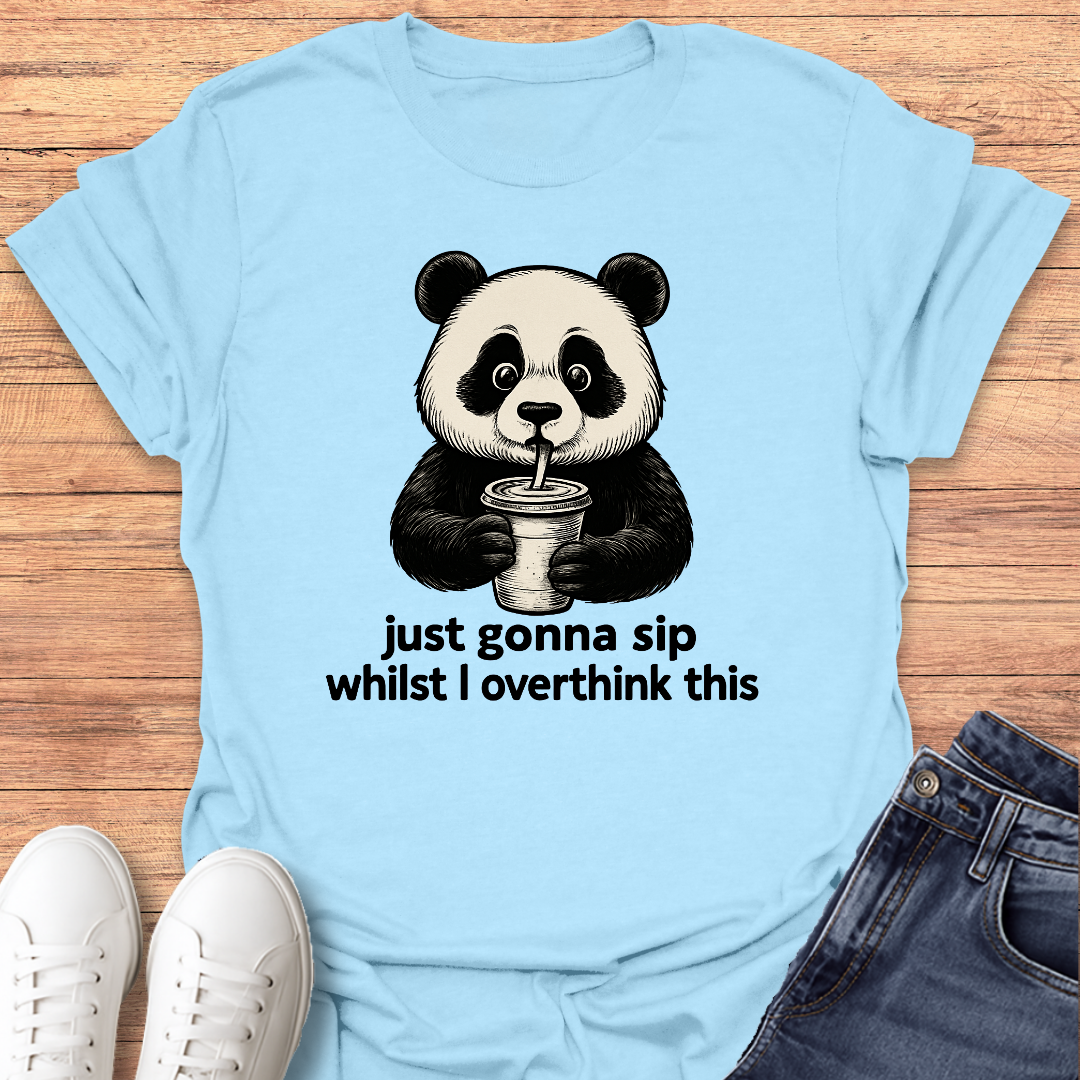 Overthinking Panda T-Shirt
