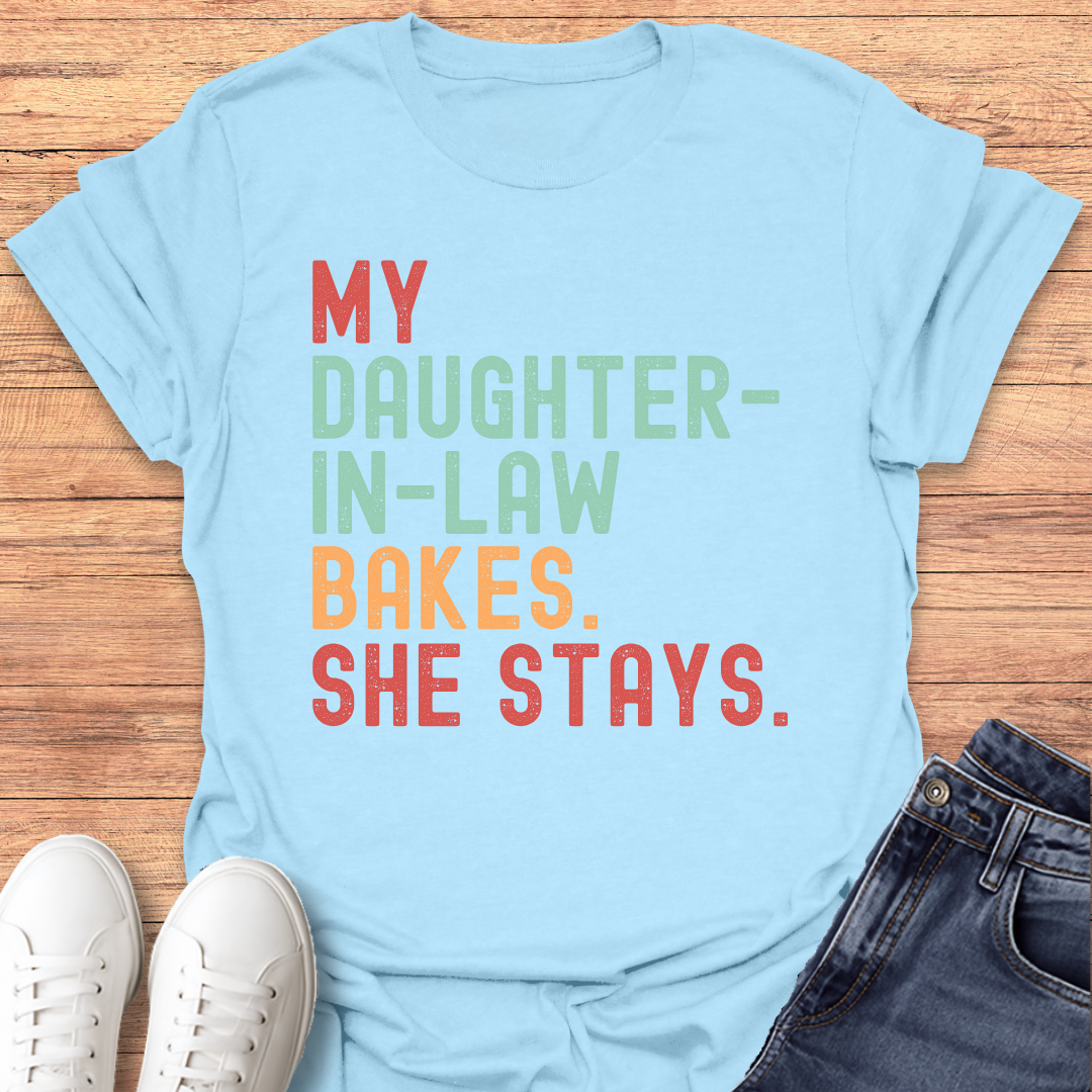 Daughter-in-law bakes T-shirt