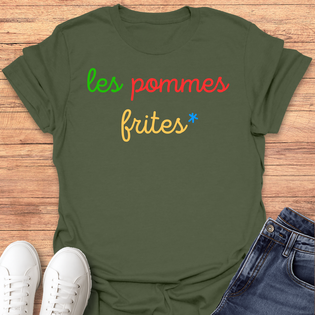 Les pommes frites'  T-shirt