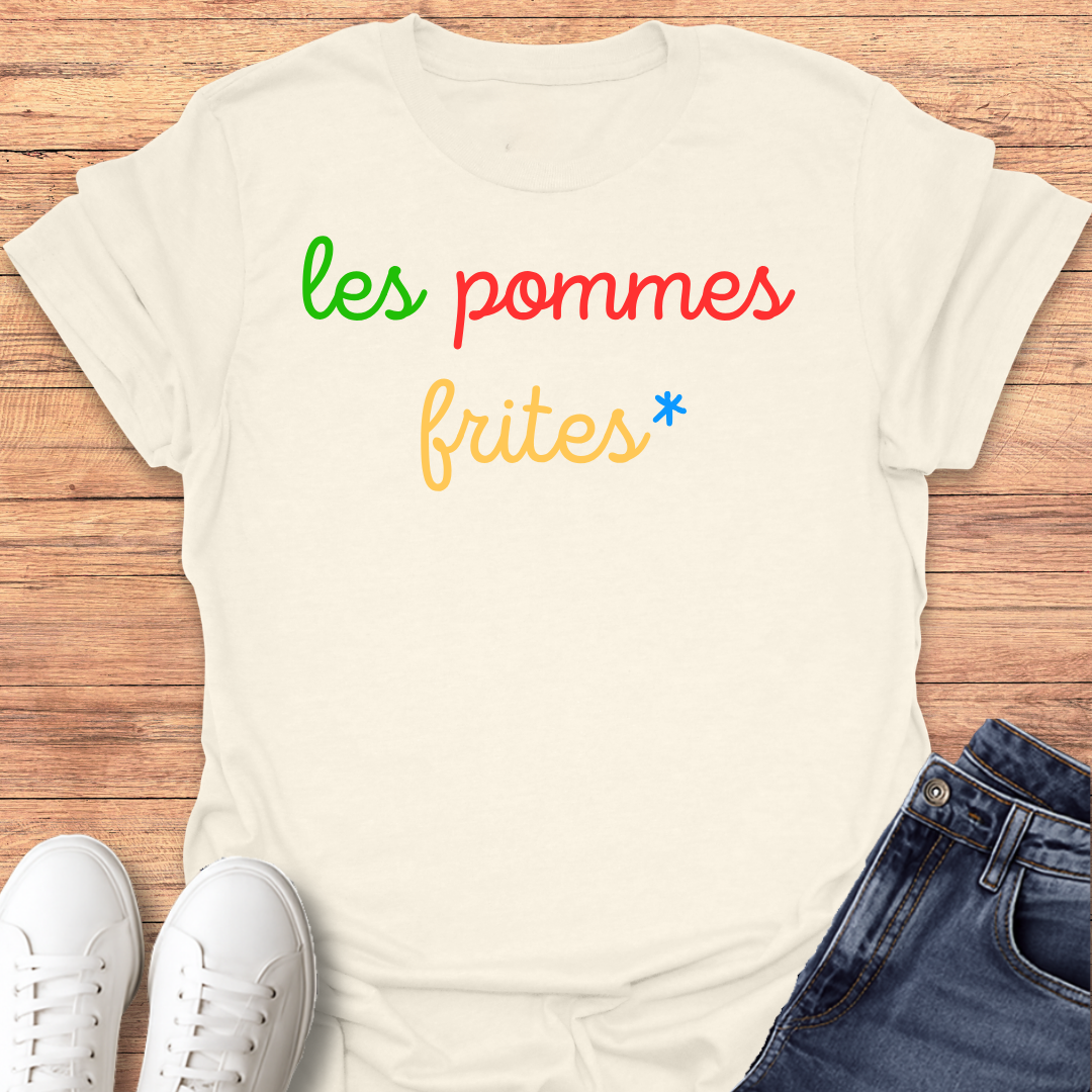 Les pommes frites'  T-shirt