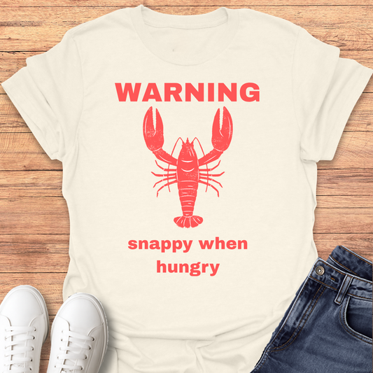 Warning, Snappy T-Shirt