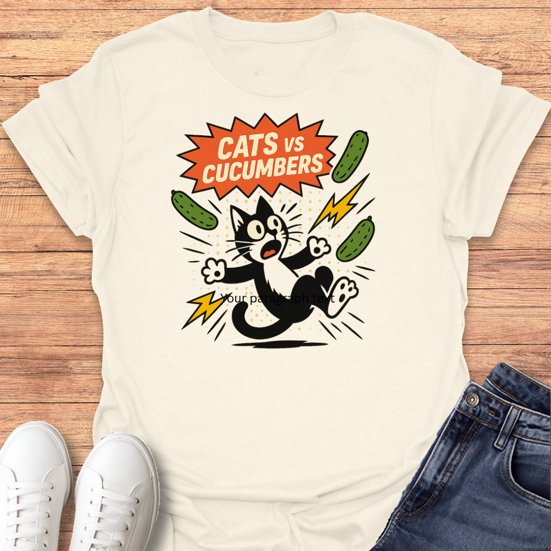 Cats V Cucumbers T-Shirt