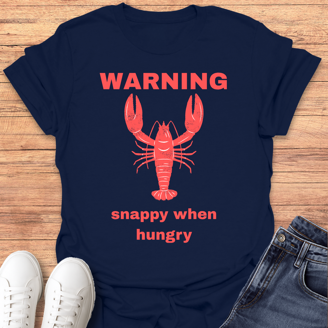 Warning, Snappy T-Shirt