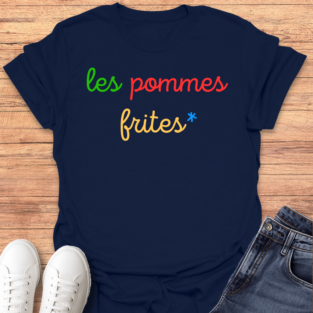 Les pommes frites'  T-shirt