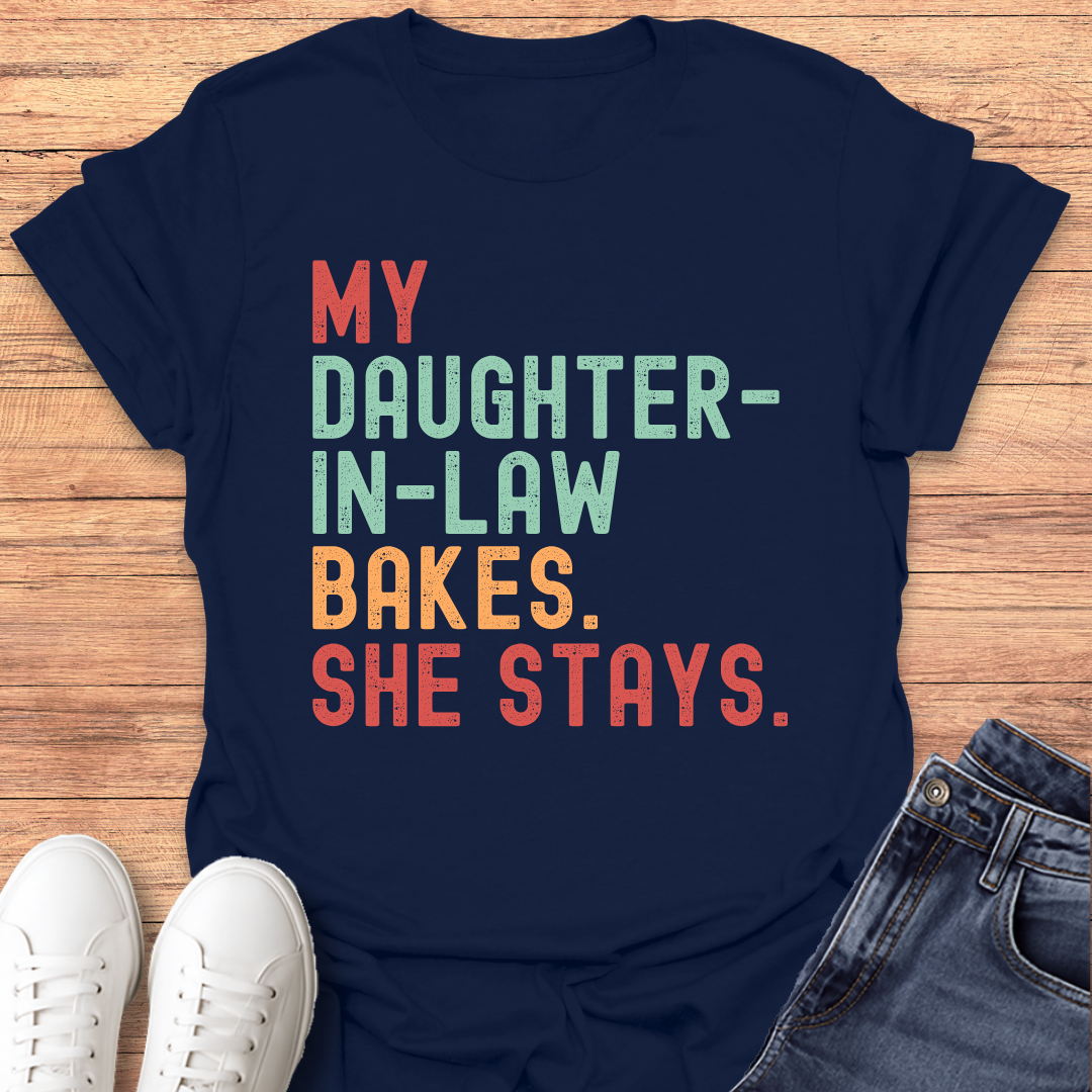 Daughter-in-law bakes T-shirt