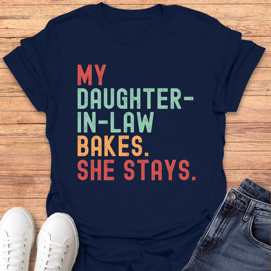 Daughter-in-law bakes T-shirt