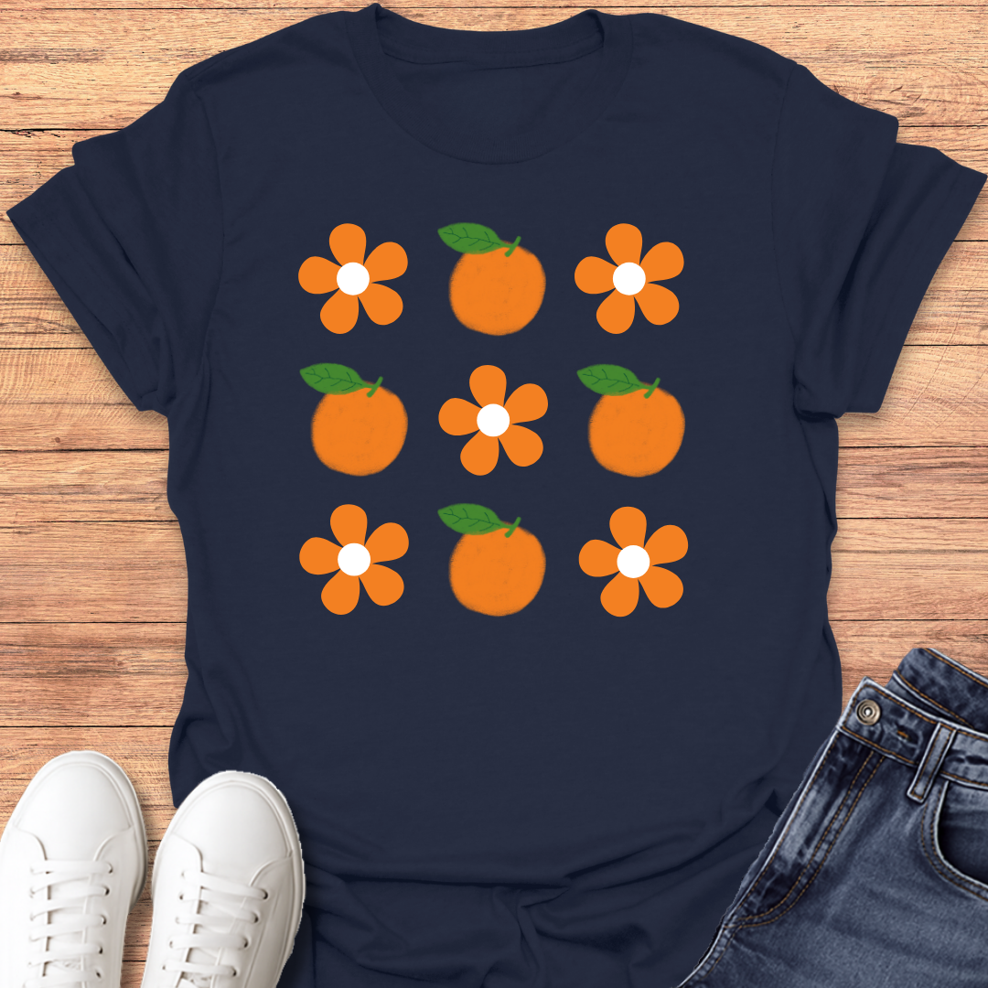 Orange Flower T-shirt