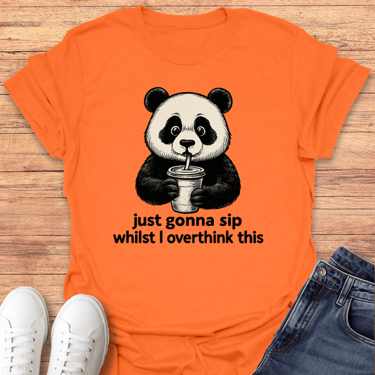 Overthinking Panda T-Shirt