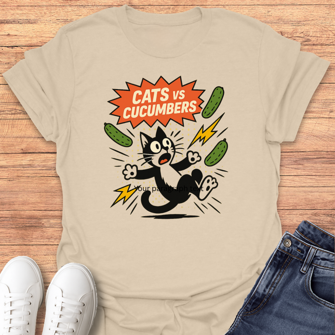 Cats V Cucumbers T-Shirt