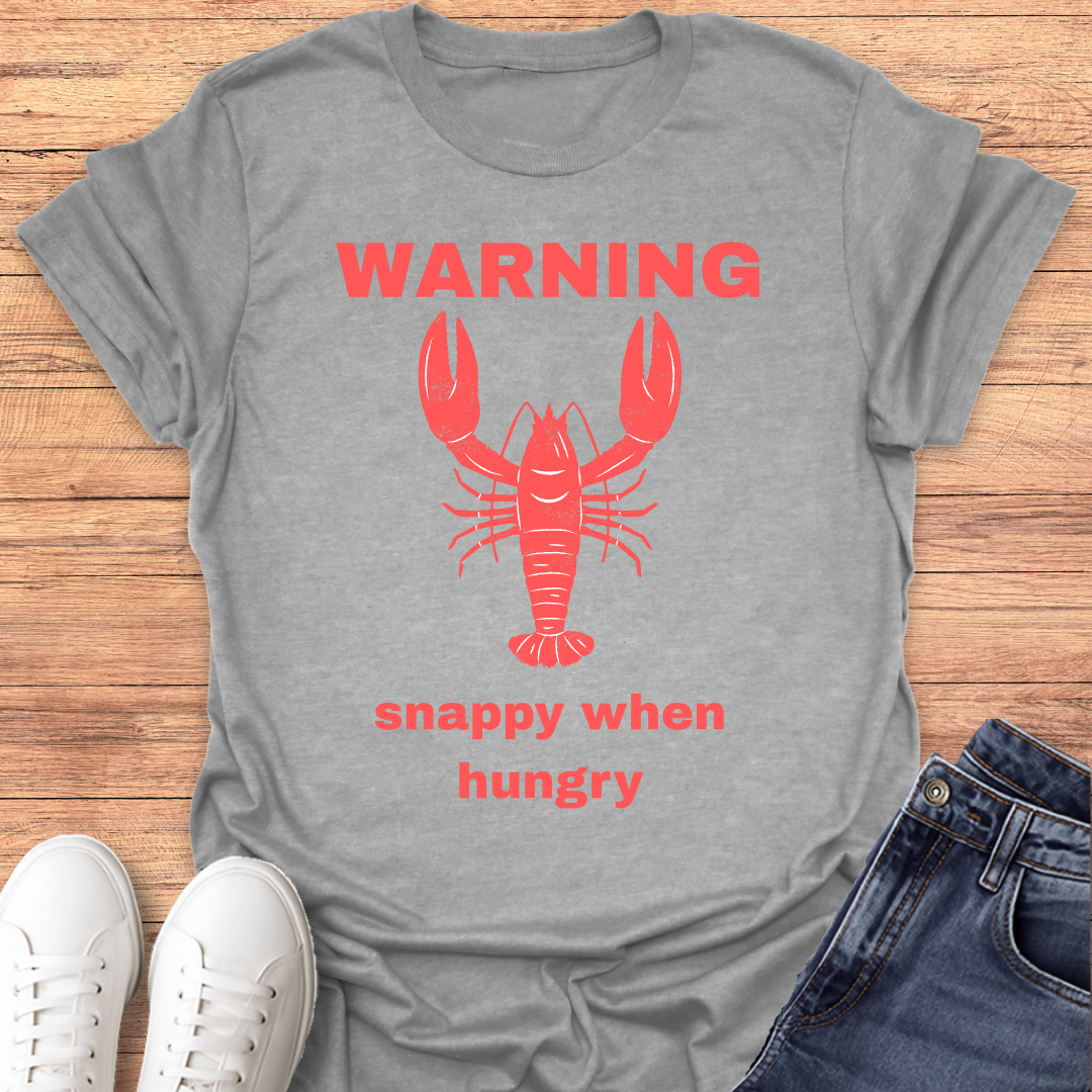 Warning, Snappy T-Shirt