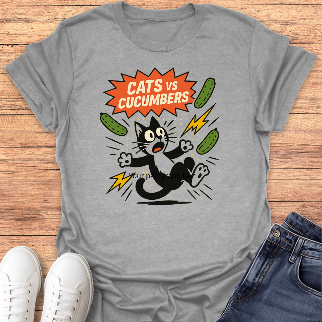 Cats V Cucumbers T-Shirt