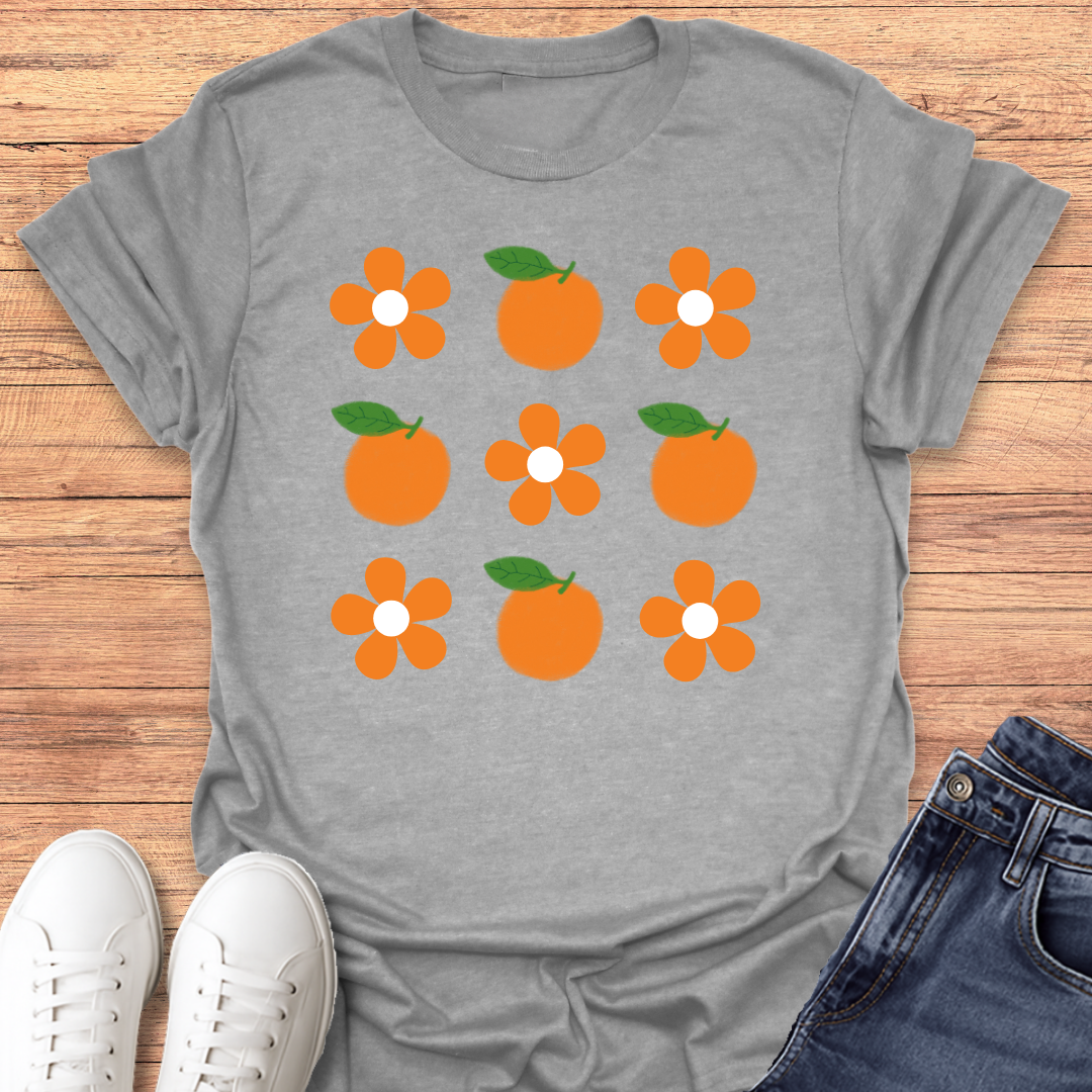Orange Flower T-shirt