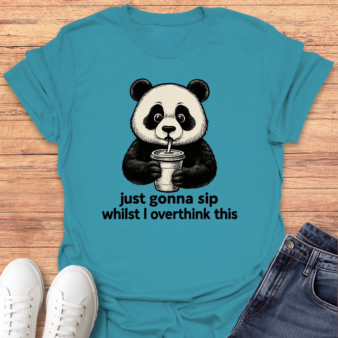 Overthinking Panda T-Shirt