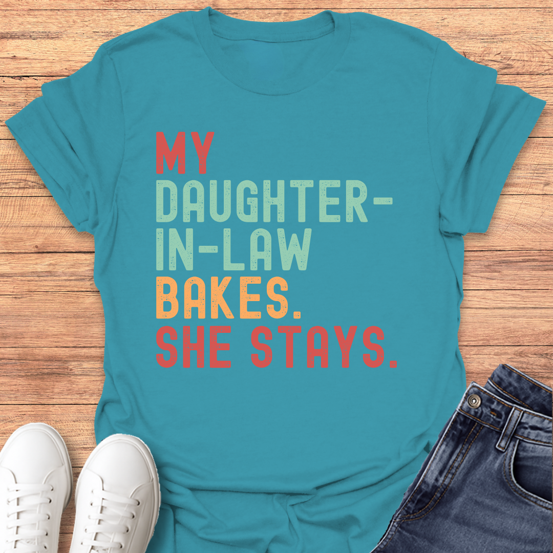 Daughter-in-law bakes T-shirt