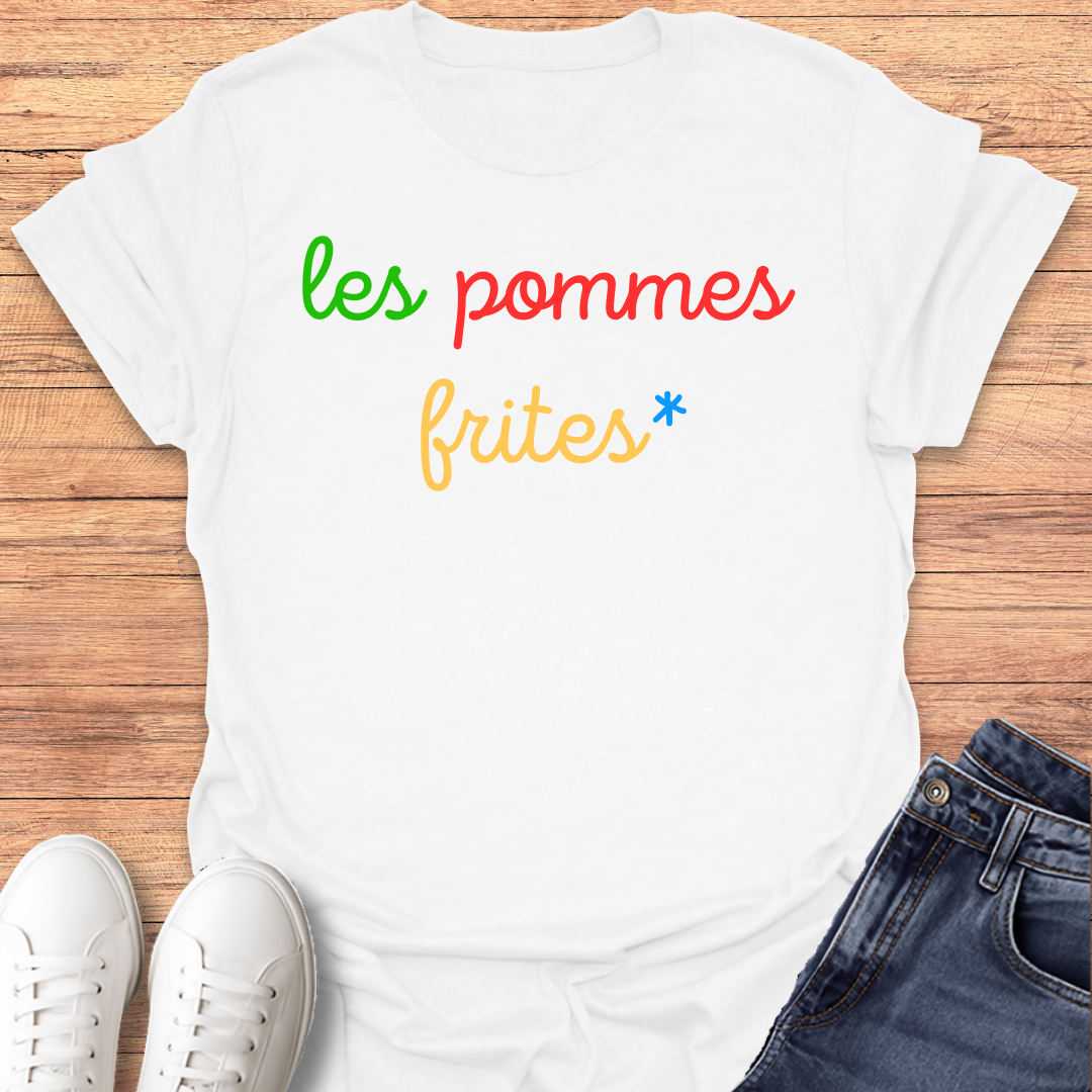 Les pommes frites'  T-shirt